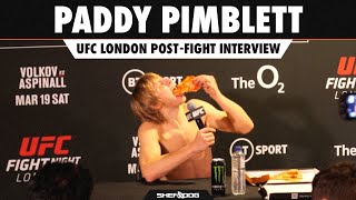 UFC London Paddy Pimblett  Post Fight Interview [upl. by Werdma]