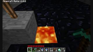 Minecraft Tutorial Obsidian Mining Guide [upl. by Ecertap]