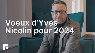 Voeux dYves Nicolin pour lannée 2024 [upl. by Adnalram]