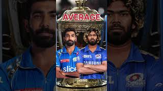 JASPRIT BUMRAH VS LASITH MALINGA IPL COMPARISON cricket [upl. by Anomis]