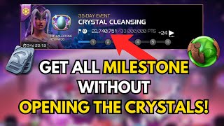 HOW TO GET ALL MILESTONE WITHOUT OPENING THE CRYSTALS  CRYSTAL CLEANSING GUIDE  MCOC [upl. by Ahcsim745]