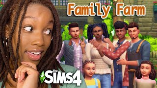 Making Big  running a family farm in The Sims 4 [upl. by Serilda]