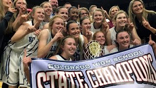 Valor Christian girls basketball repeats as 4A champion [upl. by Geesey105]