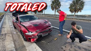 I totaled my 1000whp mustang in the rain [upl. by Ikram270]