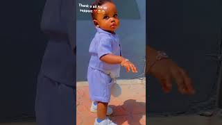 10 months baby dancing dance worldcup greenscreen baby [upl. by Ryon]