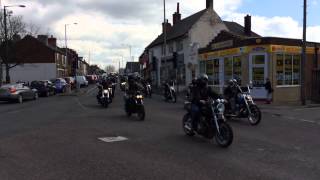 Hells angels Neil Mott funeral tribute 2014 [upl. by Libenson]