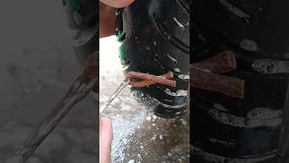 Tubeless Tyre puncher Repair 😱 [upl. by Denise]