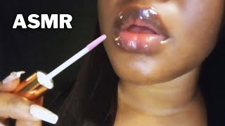 ASMR Lip Gloss Application Layers of Lip Gloss [upl. by Elisabet]