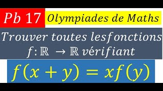 Olympiades de maths Problème 17 [upl. by Nedac797]