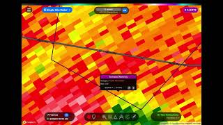 Live tornado warning west palm beach area in Florida [upl. by Nickola]