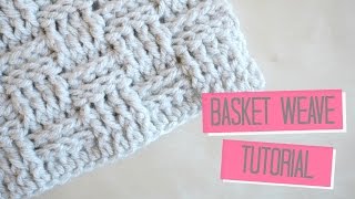 CROCHET Basket weave tutorial  Bella Coco [upl. by Gavrilla]