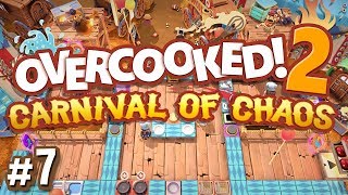 Overcooked 2 Carnival of Chaos  4  FIRE THE CANNON 4Player Gameplay [upl. by Nadda]