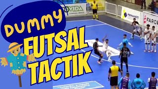 DUMMY Futsal Taktik Strategi  Taktik menyerang pada futsal ANAK FUTSAL WAJIB TONTON [upl. by Bevus]