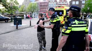 Grootschalige oefening politievrijwilligers in centrum van Leiden [upl. by Crispas683]