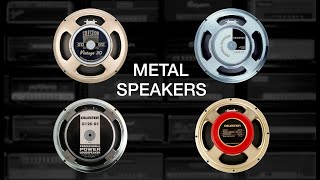 Vintage 30 • Redback • G12T75 • G12K ⚡️ Celestion Metal Speaker Comparison [upl. by Erret631]