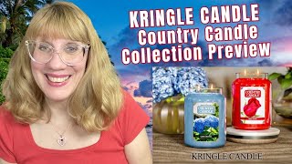 KRINGLE CANDLE New Country Candle Collection Preview [upl. by Nolat]