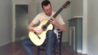 Brahms Op 119 no 1  Daniel Eli Weiss guitar [upl. by Assiran]