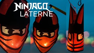 NINJAGO Ninja Laterne  Sankt Martin  Laternen Vorlage zum Ausdrucken [upl. by Kinsman]