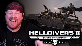 Krimson KB Reacts  THE ILLUMINATE ARE HERE  Helldivers 2 Omens of Tyranny [upl. by Blatman145]