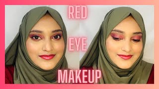 RED EYESHADOW tutorial  From Chaos to Glam [upl. by Lora443]