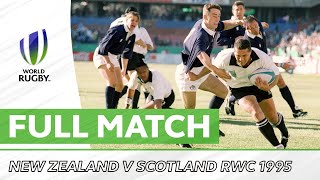 Rugby World Cup 1995 Quarter Final  New Zealand v Scotland [upl. by Hosbein]