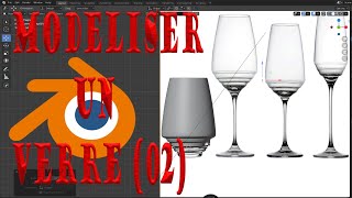 10 modéliser un verre dans blender 02 apprendreblender kingpagning formationblender [upl. by Nirrep392]