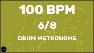 68  Drum Metronome Loop  100 BPM [upl. by Haroldson469]