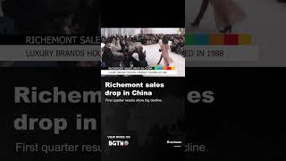 Richemont sales drop in China 📉 [upl. by Neelahs]