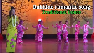 Rakhine romantic song  RakhineMarmaMog Traditional dance 💃 [upl. by Davey]