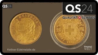 Gold Vreneli 20 SFR  Finanzwelt mit Dominik Kettner [upl. by Supat]