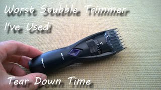 Panasonic ER GB37 Stubble Trimmer Tear Down  Poor Performer [upl. by Dorfman]