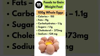 15 Healthy Foods to Gain Weight Fast  which are the best foods for weight gain Shorts [upl. by Ohl]