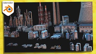 HUGE Greeble Asset Packs On Sale THIS WEEK  Blender Market Picks [upl. by Yelyr928]