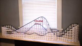 CDX Blocks Custom Cyclone Roller Coaster model [upl. by Jojo]