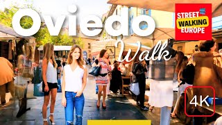 Oviedo Spain Walking Tour 4K Exploring the Streets of Oviedo Asturias [upl. by Reivilo]