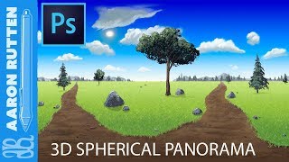 How to Make a Digital Art 360° PANORAMA with Photoshop [upl. by Rodgers152]