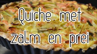 Quiche met zalm en prei [upl. by Nnylaj]