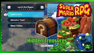 Super Mario RPG Hidden Treasures in Lands End Region Locations [upl. by Dupuis]