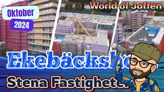 Ekebäckshöjd oktober 2024 Stena Fastigheter Göteborg 4K [upl. by Nalniuq]