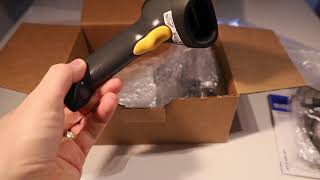 Zebracom Symbol LS2208 Barcode Scanner Unboxing [upl. by Rosalba]