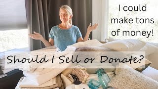 7 What to Do When You Declutter  Selling vs Donating [upl. by Aiyram]