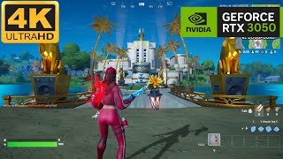 FORTNITE RTX 3050 NEW SEASON ON EPIC 60 FPS GAMEPLAY [upl. by Meggy919]