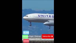 landing two aeroplane at same time 1MBshorts shorts viralvideo [upl. by Kerrill]