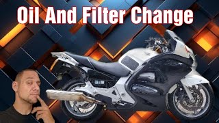 Honda ST1300 Pan European Complete Oil Change Directions [upl. by Hsu]