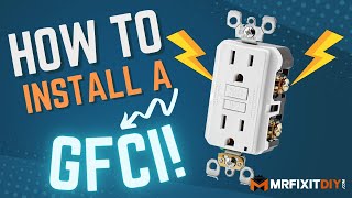 HOW TO INSTALL A GFCI OUTLET [upl. by Ayanaj]