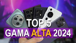 TOP 5 Mejores Celulares de GAMA ALTA 2024 [upl. by Rednasxela]