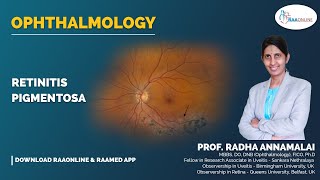 Ophthalmology  Retinitis pigmentosa  Raaonline [upl. by Palmira764]