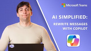 AI Simplified  Catch up on chat threads with Copilot in Microsoft Teams [upl. by Jonati618]