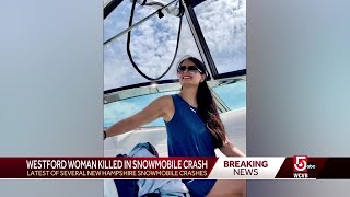 MA Woman Killed in NH Snowmobile Crash [upl. by Zephan]