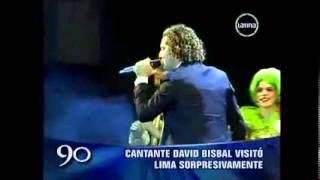 David Bisbal Ave Maria  Peru Jockey Plaza 2012 [upl. by Lad]